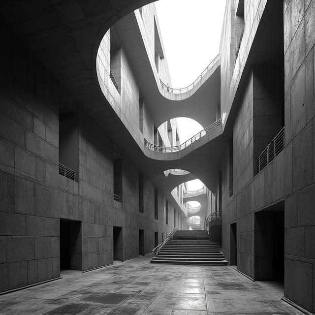 Abstract AI structural visualization